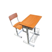 Mobilier scolaire banc en bois table de classe bureau et chaise pour l'école d'occasion