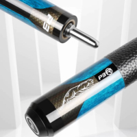 Queue de billard Predator P3 de qualité supérieure, 1/2 PC, en fibre de carbone, pour billard à neuf boules, avec poignée en cuir PU, longueur 58 pouces, en acier inoxydable
