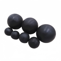 Boule en caoutchouc de silicone avec l'élasticité élevée et la boule élastique circulaire solide de résistance à l'usure pour l'usage industriel