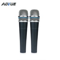 Microphone filaire de studio professionnel dynamique cardioïde B-57 pour la voix en direct karaoké