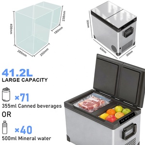 Refrigerador Portátil de 12 Voltios con Doble Temperatura, Compresor para Auto, Nevera de Viaje, Diseño Compacto, Venta al Por Mayor de Fábrica - Product Image 2