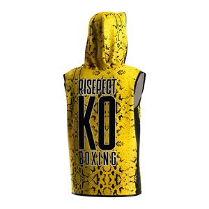 Sudadera con Capucha sin Mangas para Boxeo, MMA, Entrenamiento en Gimnasio, Tejido de Alto Rendimiento, Ropa Deportiva Personalizada - Product Image 3