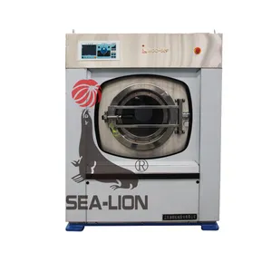 50Kg 55Kg Komersial Laundry Washer Extractor Mesin