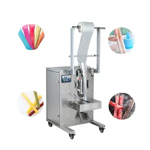 Ice stick bag icepop flat lollipop popsicle liquid filling sealing packing machine