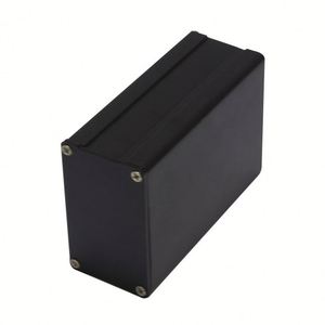 EBM <b>Metal</b> Hifi Audio Amplifier Electric Enclosure Customized Anodized Aluminum Extrusion Split IP55 Control <b>Box</b> Housing - Product Image 3