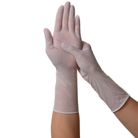 12 pouces 4G gants jetables 50 pièces/sac moyen léger confortable rose blanc imperméable ménage Nitrile usage unique sans poudre
