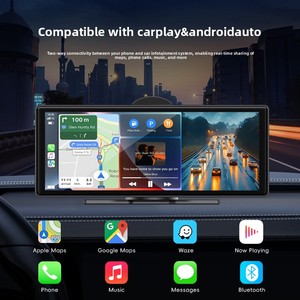 <span class=keywords><strong>Enregistreur</strong></span> double 4K portable sans fil CarPlay Android Auto transfrontalier avec navigation <span class=keywords><strong>en</strong></span> <span class=keywords><strong>ligne</strong></span> et <span class=keywords><strong>écran</strong></span> intelligent, interface de charge Type-C - Product Image 2