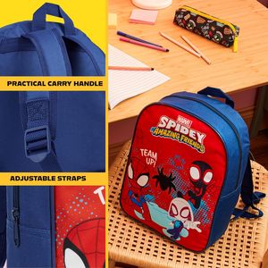 Marvel <span class=keywords><strong>Spidey</strong></span> Mini-Rucksack für Kinder, 8,62 l, leichter Vorschulrucksack, gepolsterte Träger, Sport- und Reise-Tagesrucksack - Product Image 5