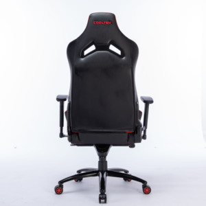 เก้าอี้หนัง PC สำหรับนักแข่งเก้าอี้เล่นเกมเหมาะกับสรีระพร้อมพนักพิงศีรษะในตัว - Product Image 5