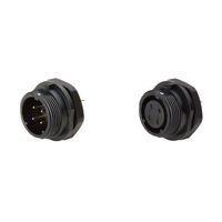 Prise mâle SP17 IP68 étanche 2 3 4 5 broches Type d'amarrage connecteur d'aviation circulaire Type d'amarrage pour connecteurs