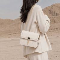 Sac bandoulière matelassé en cuir à motif losanges avec emblème ours, sacs à main décontractés pour femmes, marque de luxe privée