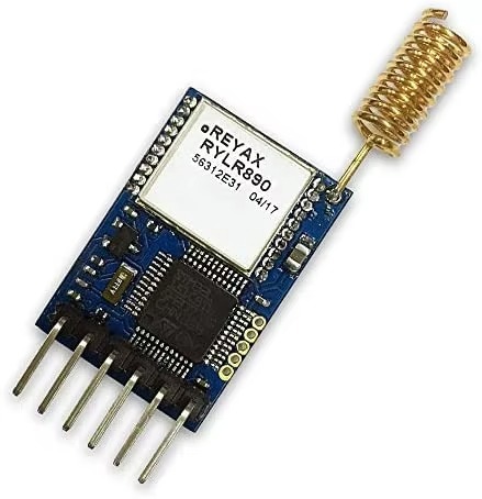 RYLR896 Lora Module SX1276 UART 868MHz 915MHz Wireless Transceiver With Antenna at Command Support