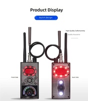Détecteur de caméra RF sans fil rechargeable, anti-espionnage, protection de la vie privée, 8000 MHz, détecteur de suivi GPS avec télécommande