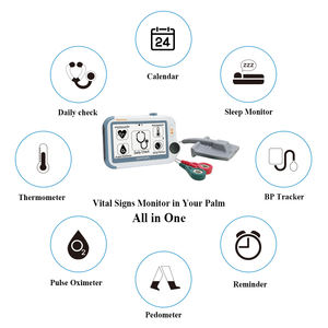 Viatom Checkme Lite Enregistreur <span class=keywords><strong>ECG</strong></span> numérique <span class=keywords><strong>ECG</strong></span>/Pression artérielle systolique/SpO2/Oxymètre de pouls Moniteur de poignet - Product Image 4
