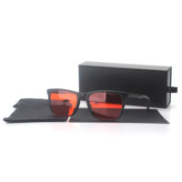 Gafas de Sol con Marco Completo Negro TR90, Diseño Clásico de Moda, Anti Luz Azul, Duraderas, Personalizadas, para Hombre y Mujer