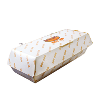 Nouvelle boîte à chewing-gum pour hamburgers 2026, sur mesure, écologique, réutilisable, imperméable, haut de gamme, avec fermeture magnétique et finition mate