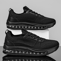 Chaussures de sport respirantes pour hommes, grande taille 46, pour la course à pied, la marche, chaussures de luxe tendance automne