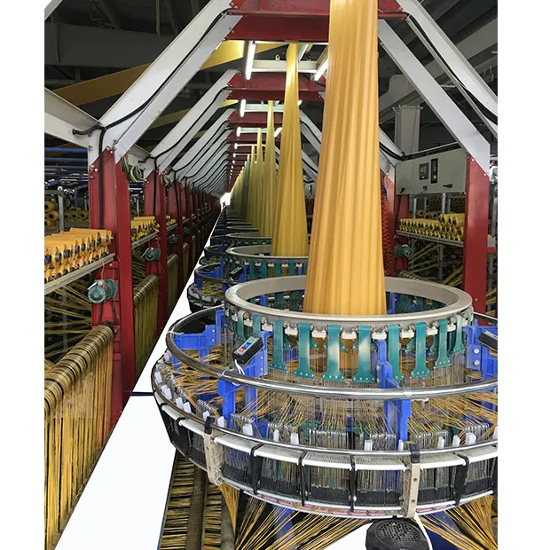 Full automatic Four shuttles circular loom For PP woven sack rice cement bag making machine and Woven bag production line