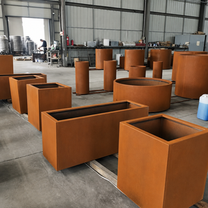 Macetas de Jardín Personalizadas de Acero Corten y Aluminio, Macetas Metálicas para Exteriores al por Mayor para Proyectos de Paisajismo - Product Image 1