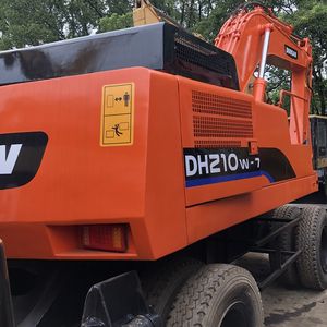Excavateur à roues DH210W-9C Doosan utilisé haute performance avec faibles heures avec moteur central et composants de roulement - Product Image 3