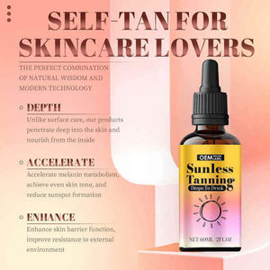 BIOCCHN Etiqueta Privada gotas autobronceadoras logotipo personalizado sabor a fruta solución de oscurecimiento de la piel para el bronceado de belleza - Product Image 2