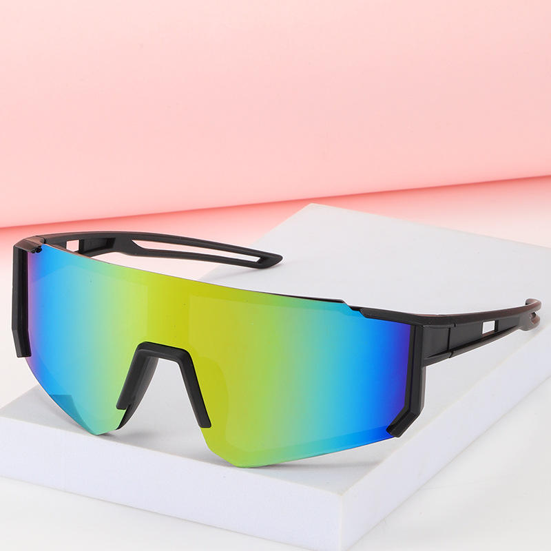3302 Hot Selling Cheap Custom Adult Outdoor Oversize Riding Cycling Glasses Sport Sunglasses Colorful Sunglasses Riding Sports