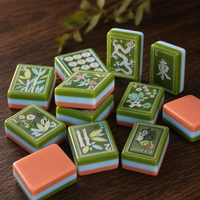 Mahjong américain moderne de luxe portable et tendance - Conception écologique et durable pour le divertissement et le camping