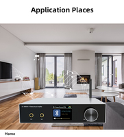 Amplificateur stéréo Hi-Fi BT pour karaoké à domicile avec DAC, sortie 2x50W pour 5.0