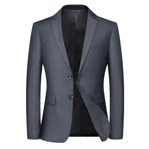 Elegante Ademende High-End Custom Italiaanse Design Stijl Mannen Slim Fit Formele Pak Heren Heren Pakken