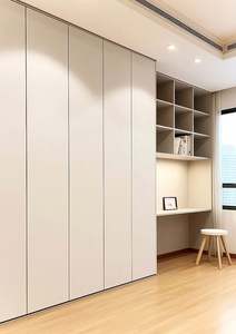 Wood Cabinet Wooden Closets Solid Wood <b>Doors</b> with Drawers Closing Hinged Bedroom Furniture Design Luxury Organizer for Bedroom - Product Image 5