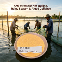 Prémélange multivitaminé spécial crevettes Heshun, anti-stress, VC VE, améliore la mue et la survie des tilapias, additif alimentaire