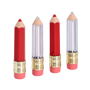 5ml empty Pencil Lip Gloss Tube Support small order customization Pencil Shape Refillable Lipgloss Bottles