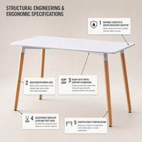 Table de réunion, table basse, table de réception, table ronde, table de café, table carrée, table à manger de style scandinave