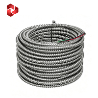 Cable Tipo AC90 o MC (BX) THHN/THWN con Núcleos Blindados AIA, 600V, Suministro de Fábrica en el Extranjero, 12/2, 14/2, 10/4