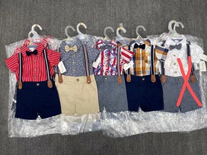 Thương Hiệu Mới Chàng Trai Mùa Hè 2PC Quần Short Bộ Bán Buôn Cotton <span class=keywords><strong>0</strong></span>-24M Thoải Mái Phong Cách Quần Áo - Product Image 5