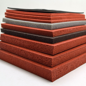 Mềm vừa công ty độ cứng miếng bọt biển Tùy chỉnh thực hiện nhiệt độ cao Silicone cao su Tấm bọt pad cho Máy ép nhiệt bàn sắt - Product Image 2