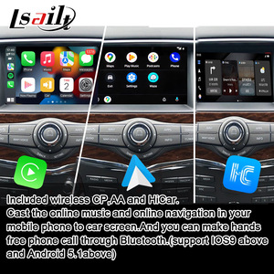 Module <span class=keywords><strong>d</strong></span>'infodivertissement Lsailt Android 13 8G sans fil CarPlay Android avec NetFlx, Google Play pour Nissan Patrol Y62 - Product Image 3