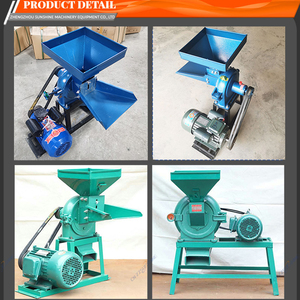 Máy nghiền hạt thương mại tự động Phễu thức ăn đôi hiệu quả cao sản xuất bột thép không gỉ cho Ngô kiều mạch - Product Image 5