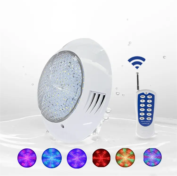 Pikes Ultra Quality IP68 Waterproof 18W/24W RGB LED Underwater Light Multi Colors Wall-Mounted Swimming Pool Light