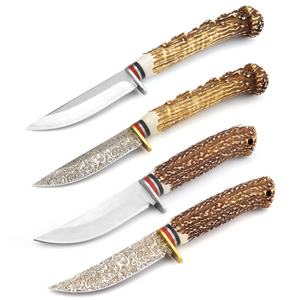 Cuchillo Bowie EDC para exteriores con mango de plástico imitación hueso, OEM personalizable, DIY, multifuncional, hoja de acero inoxidable 3CR13 con punta de gota - Product Image 5