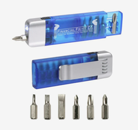 Tournevis de poche miniature en acier inoxydable avec logo personnalisé promotionnel, porte-clés, ouvre-bouteille portable à clipser, cadeau publicitaire
