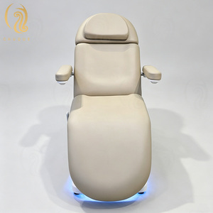 Chuque Moderne <span class=keywords><strong>Table</strong></span> de Massage Électrique <span class=keywords><strong>Portable</strong></span> pour Soins du Visage et Cils, Fauteuil Esthétique Inclinable pour Salon de Beauté - Product Image 2