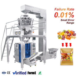 Machine d'emballage automatique à grande vitesse pour bonbons gélifiés, guimauves et fruits secs VFFS - Product Image 1