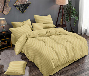 Quality Cotton Sateen Stripe Bed <strong>Linen</strong> - Ideal for Hotels and Homes - Product Image 5