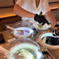 Máquina para Hacer Gelato de Matcha Miles Galaxy EC2-MD, 2 Tanques, Congelador Exhibidor de Helados, Acero Inoxidable, Garantía de 2 Años