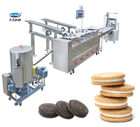 Machine commerciale de fabrication de biscuits à grande vitesse modèle 2026 pour la production de biscuits sandwich, machine automatique de fabrication de biscuits