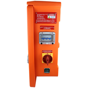 Caja <span class=keywords><strong>de</strong></span> Distribución <span class=keywords><strong>de</strong></span> Energía Trifásica Portátil IP65 <span class=keywords><strong>de</strong></span> 10kA 125A, Tomacorriente en Cascada con Interruptor Tipo CEE, Tablero <span class=keywords><strong>de</strong></span> Energía Temporal Multifuncional - Product Image 4