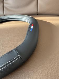 MELCO Housse de <span class=keywords><strong>volant</strong></span> de voiture personnalisée Peugeot <span class=keywords><strong>208</strong></span> 2012-2020, élégante, double forme en D, noire, printemps-hiver, fabriquée en Chine - Product Image 6