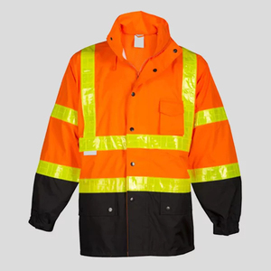 ชุดคลุมทำงานแบบมองเห็นได้ชัดเจน TAGCO SAFETY สำหรับทุกเพศ สีส้ม แถบสะท้อนแสง ผ้า Nomex น้ำหนักเบา ระบายอากาศได้ดี ทนทาน ชุดยูนิฟอร์มนิรภัย - Product Image 4