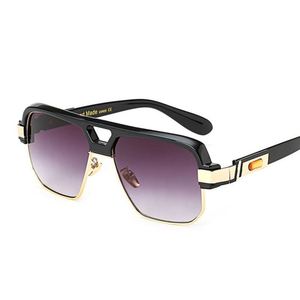 2019 Custom Glasses Black square Frame Oversized <b>Sunglasses</b> Semi Rimless <b>Sunglasses</b> - Product Image 3